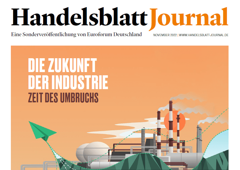 Handelsblatt Journal zur Zukunft der Industrie November 2022