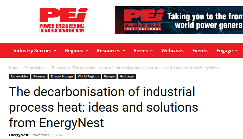Decarbonization of industrial process heat